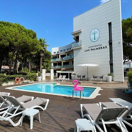 Aparthotel Las Palmeras كاستيلديفيلس المظهر الخارجي الصورة